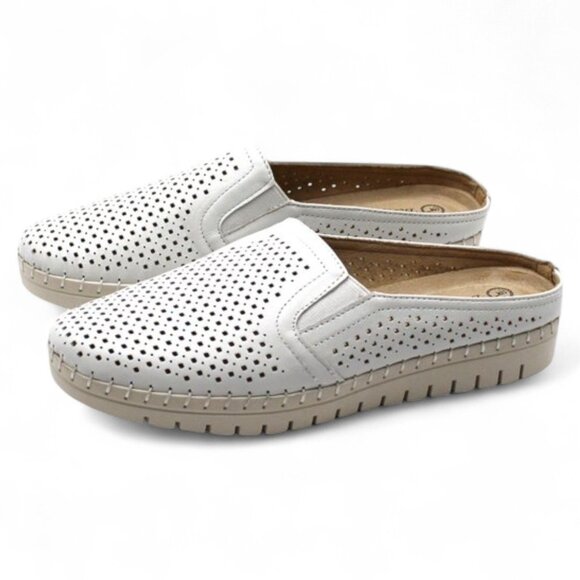 Refresh Womens Leather Slip on Mules - Picture 6 of 6